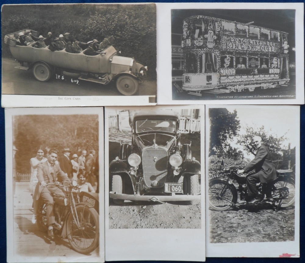 Postcards, Transport, a mixed transport collection of approx. 45 cards, the majority RPs, and - Image 3 of 3