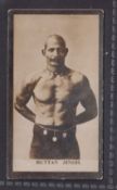 Cigarette card, Taddy, Wrestlers, type card, Buttan Singh (sl grubby) (1)