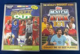 Trade cards, Football, large crate of cards in 16 presentation folders, many appear complete /