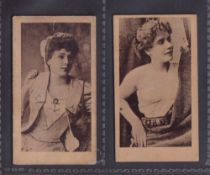 Cigarette cards, Morris, Beauties Collotype, two type cards, ref H278, picture no 36 ('Waveney (