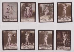 Cigarette cards, Algeria, De Harven Freres, Photo Series 1, Actresses & Beauties, hand-coloured