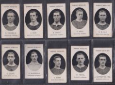 Cigarette cards, Taddy, Prominent Footballers (With Footnote), 43 cards mixed Grapnel & Imperial