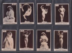 Cigarette cards, South America, Malagrida, Actresses, 'Paris Cigarrillos Habanos', 'M' size,