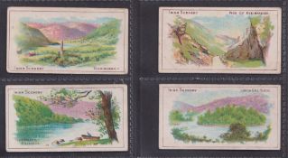 Cigarette cards, Goodbody's, Irish Scenery, four cards, Glendalough & Innisfallen, Killarney (both