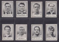 Trade cards, Football, Liam Devlin Famous Footballers A1, 8 cards numbers 8, 13, 18, 27, 29, 30, 39,