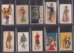 Cigarette cards, 20 earlier type cards all plain back anonymous issues including Boer War