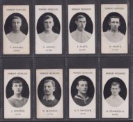Cigarette cards, Taddy, Prominent Footballers (With Footnote), 22 cards mixed Grapnel & Imperial