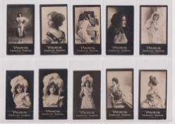 Cigarette cards, South America, Malagrida, Actresses, Photo Series 2(A), 40 different cards, all