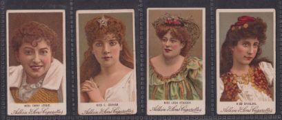 Cigarette cards, Adkin Pretty Girls Series (Actresses), 4 cards F Leslie, E Graham, L Stadden,