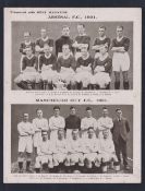 Trade cards, Boys' Magazine, Football Teams, 1931,'XL' size, 24 teams in uncut pairs, ref. H146 (9),