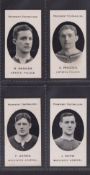 Cigarette cards, Taddy, Prominent Footballers (London Mixture), 4 cards, H. Hanger (cr) & E.