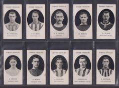 Cigarette cards, Taddy, Prominent Footballers (With Footnote), 15 cards mixed Grapnel & Imperial