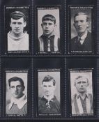 Cigarette cards, Murray's, Footballers, Series J, 6 cards, Burnison Distillery, Browell Everton,