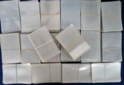 Postcard Accessories, approx. 1800 pre-loved standard sized sleeves with no labels (used but