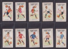 Trade cards, Compton's Gravy Salt, 17 cards, Footballers Series B (Coloured), 13 cards and