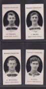 Cigarette cards, Taddy, Prominent Footballers (London Mixture), QPR, 4 cards, H. Pullen (gd), J.