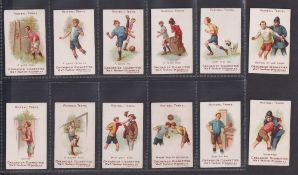 Cigarette cards, Faulkner's, Football Terms 2nd Series, (set, 12 cards) (vg)