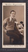 Cigarette card, Wills, Cinema Stars, 3rd Series, type card, no 24 Walt Disney (gd) (1)
