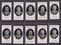 Cigarette cards, Taddy, Prominent Footballers (No Footnote), West Ham United, set 15 cards (mixed