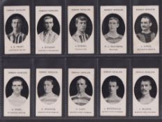 Cigarette cards, Taddy, Prominent Footballers (With Footnote), 15 different cards, Sheffield