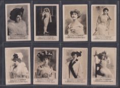Cigarette cards, Algeria, Alban, 'Collections Alban No 1', Actresses (White border) 15 cards & (