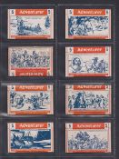 Trade cards, Cadet Sweets, Famous Explorers (Package issue) (15/22, all on uncut packets, missing