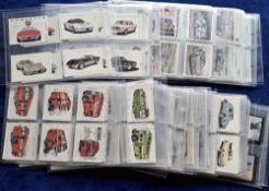 Trade cards, Golden Era, 33 Transport related sets, majority are Motor cars, but some Buses,