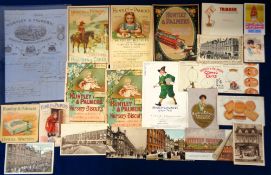Trade issues, Huntley & Palmers, a collection of 23 items, various ages inc. invoice dated 1870 (