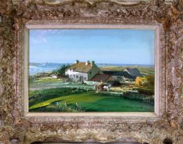 # Vernon de Beauvoir WARD (British 1905-1985) Farm in Little Britain - The Coast Pembrokeshire Nr.