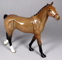 A Beswick Hackney bay pony - height 16cm.