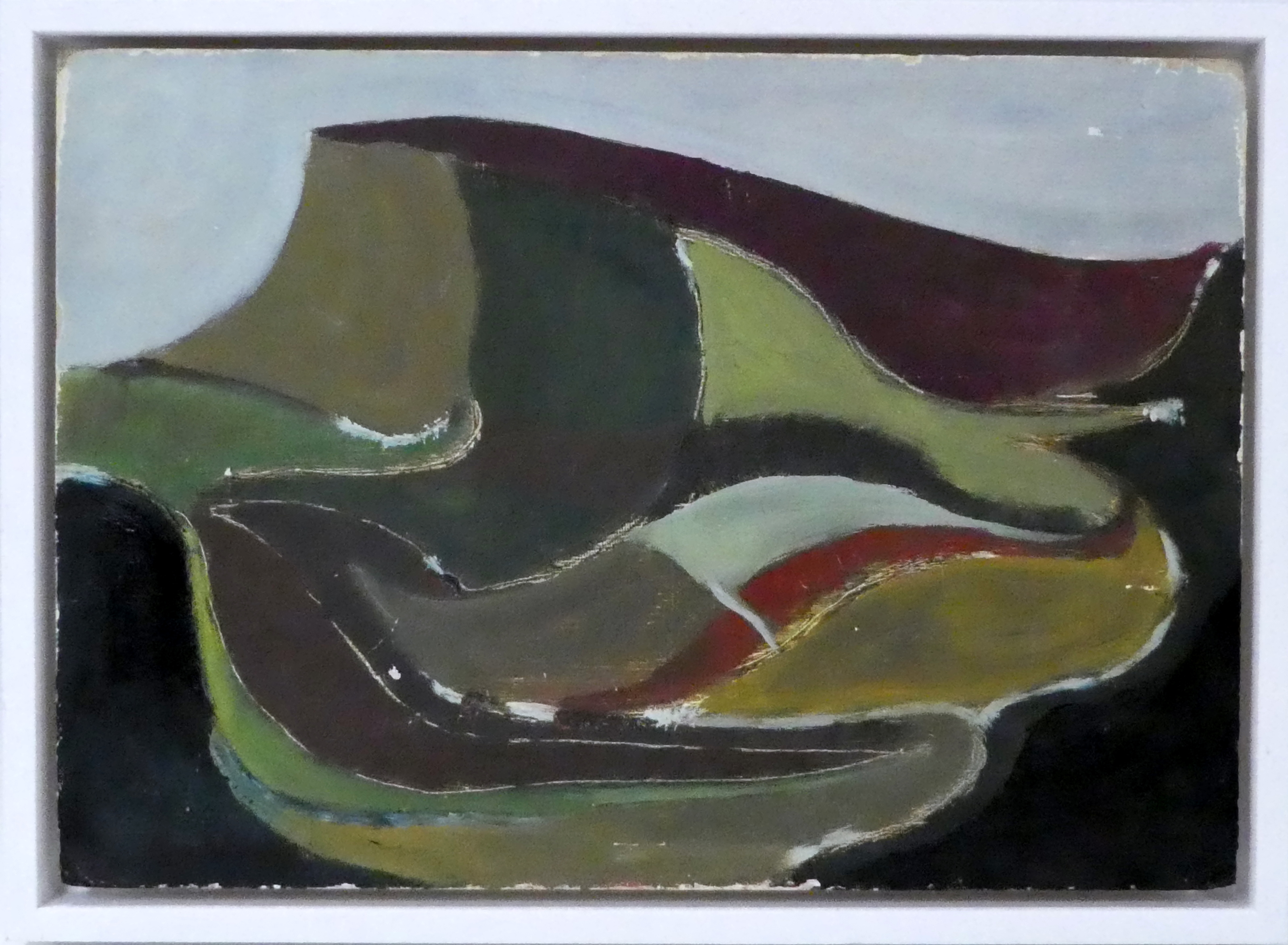 Reg WATKISS (British 1933-2010), West Penwith Landscape, Oil on board, Signed lower left, Framed, - Image 2 of 4