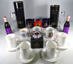 A Elizabeth II silver jubilee mug - together with other commemorative mugs, a Poole Pottery vase and