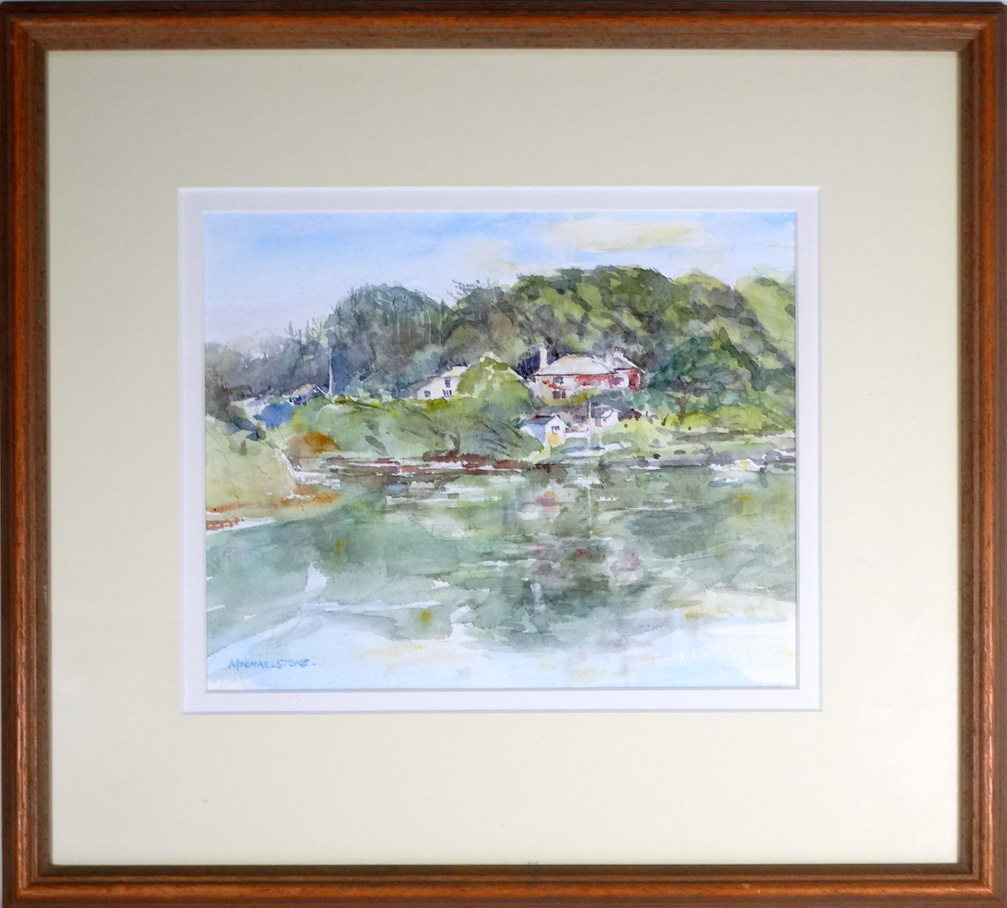 # Margaret MERRY (British 20th-21st Century) On the Helford Low Tide Pastel Signed lower right - Bild 3 aus 9