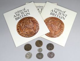 Coins of ancient Britain - three sets, together with a small collection of reproduction ancient