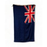 An early 20th century blue ensign - 212 x 118cm.