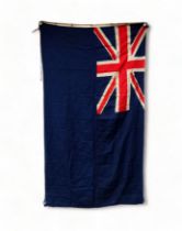An early 20th century blue ensign - 212 x 118cm.