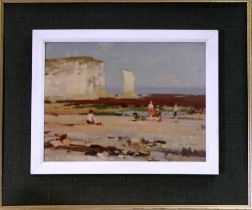 # Fred APPLEYARD (British 1874-1963) Old Harry Stack Oil on board Signed lower right Framed