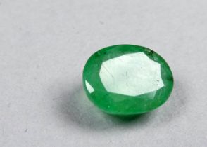 A single emerald - weighing 1.35ct approximately.