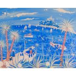 # John DYER (British b.1968) Island Life Lithograph Signed and numbered 62/250 Framed and glazed