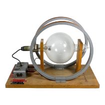 A vintage laboratory cathode ray tube - with Helmholtz coils.