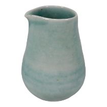 Chris PRINDL (20th/21st Century) - a small pottery jug, celadon glazed, incised to base, height