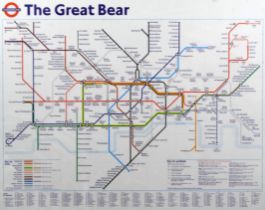 After Simon PATTERSON (British b.1967) The Great Bear, in the manner of the London tube map Colour