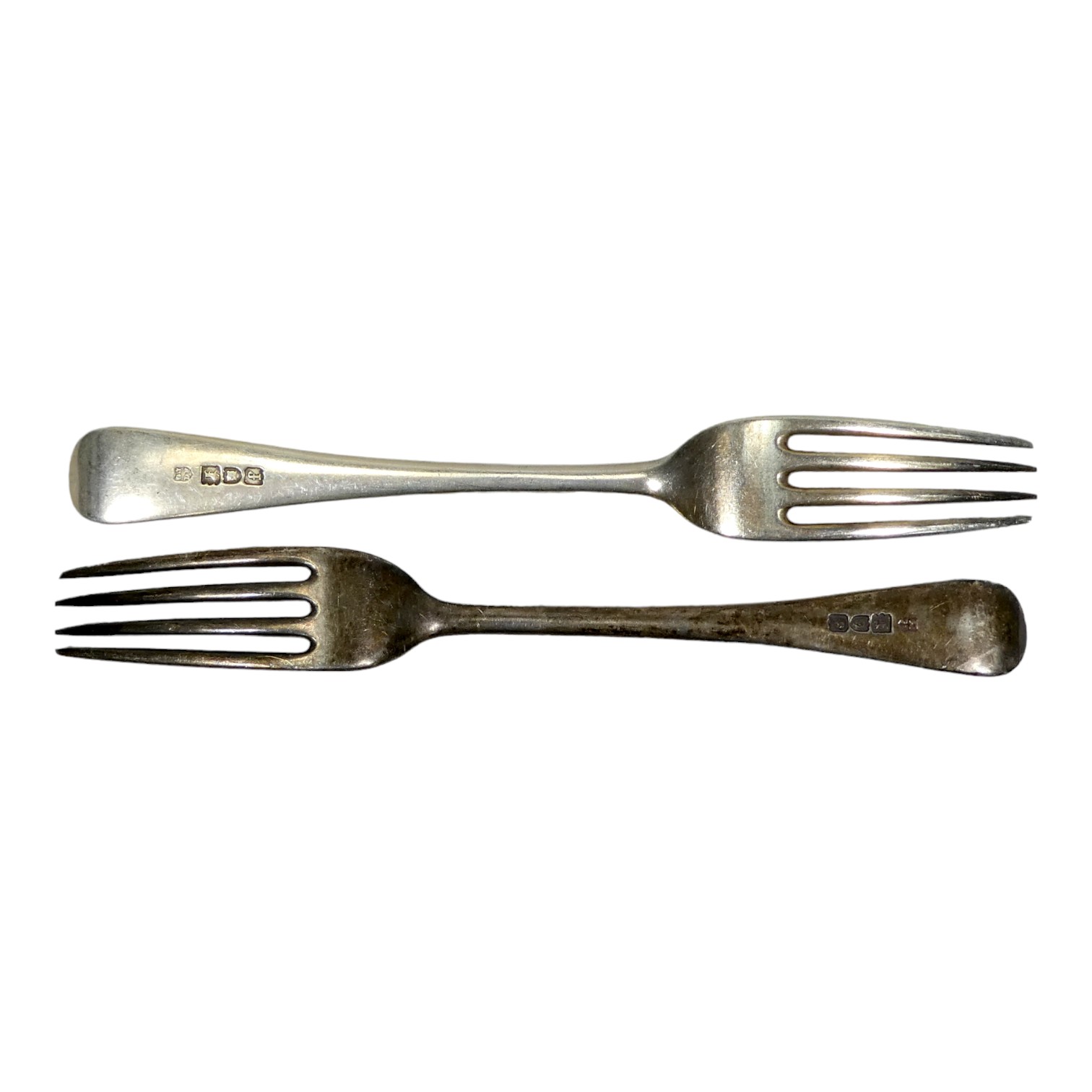 A pair of silver forks - London 1901, Josiah Williams & Co (George Maudsley Jackson & David - Bild 2 aus 3