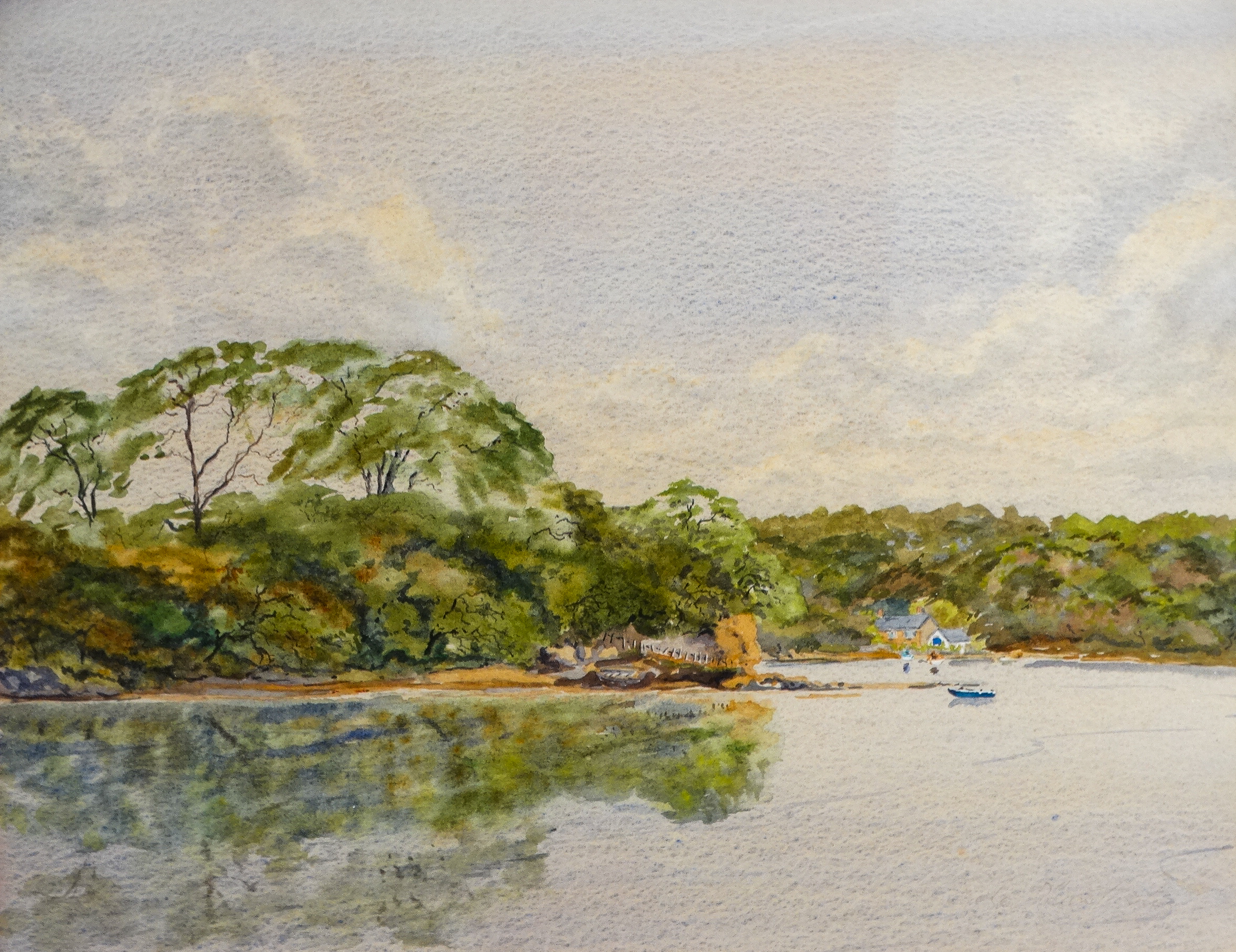 Peter MUSSELWHITE (British 20th Century) Tresillian River Malpass Truro Watercolour Signed lower - Image 2 of 11