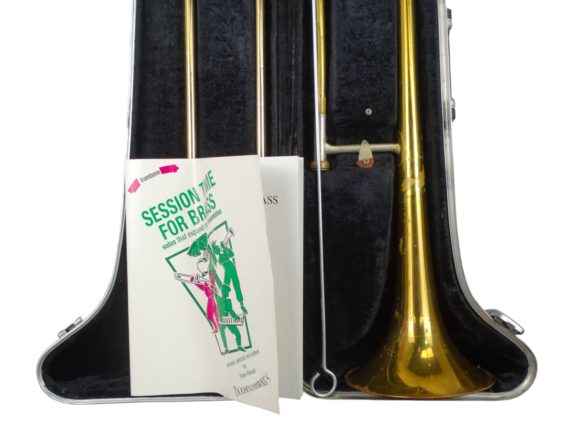 A 20th century trombone - by Boosey & Hawkes, in a hard case. - Image 8 of 11