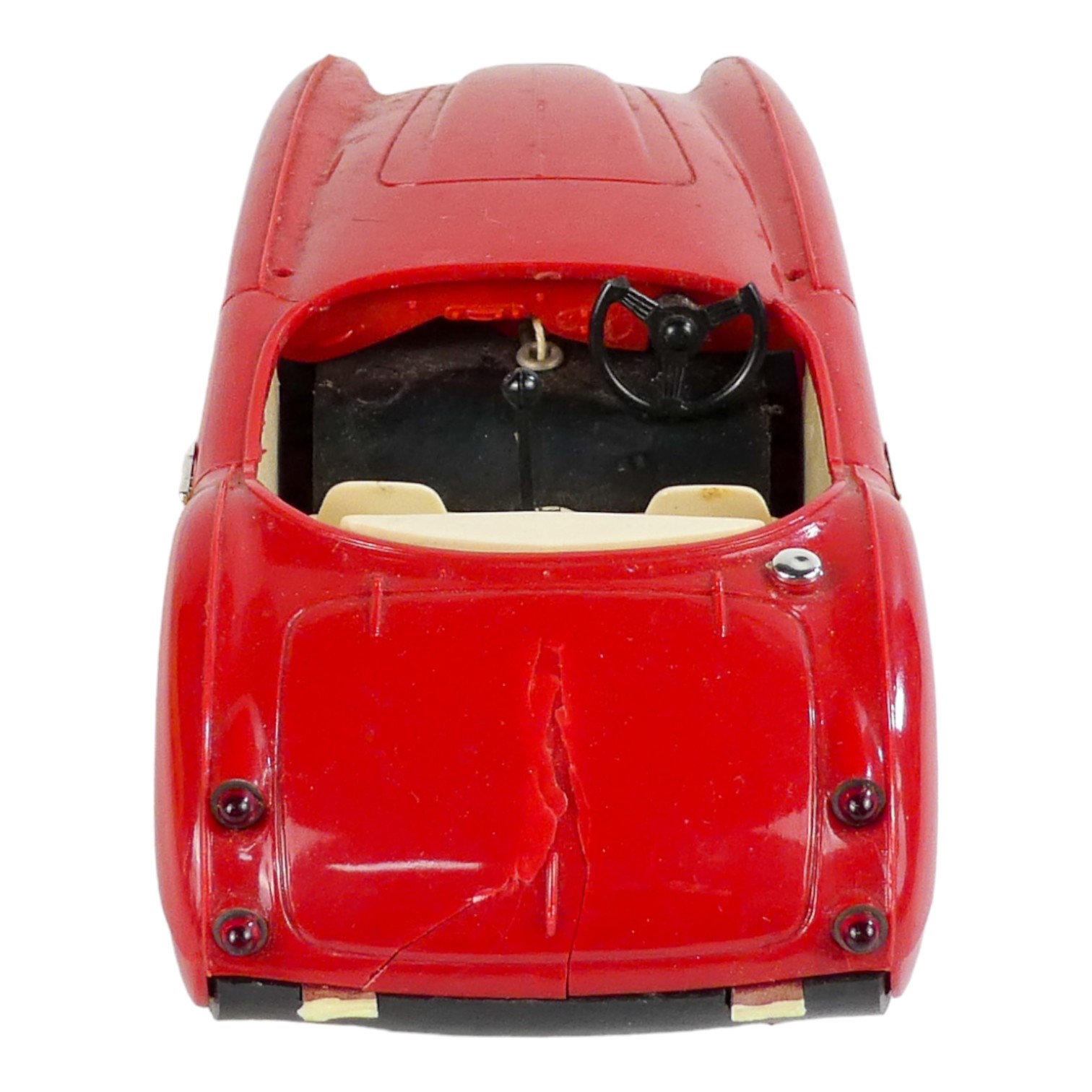 Triang No. M002 - 1/20 Battery Operated Austin Healey 100/6, 1/20 scale, with red bodywork and - Image 3 of 6