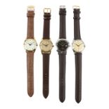 A Roamer Super Shock gentleman's wristwatch - the cream dial with an arrangement of batons and