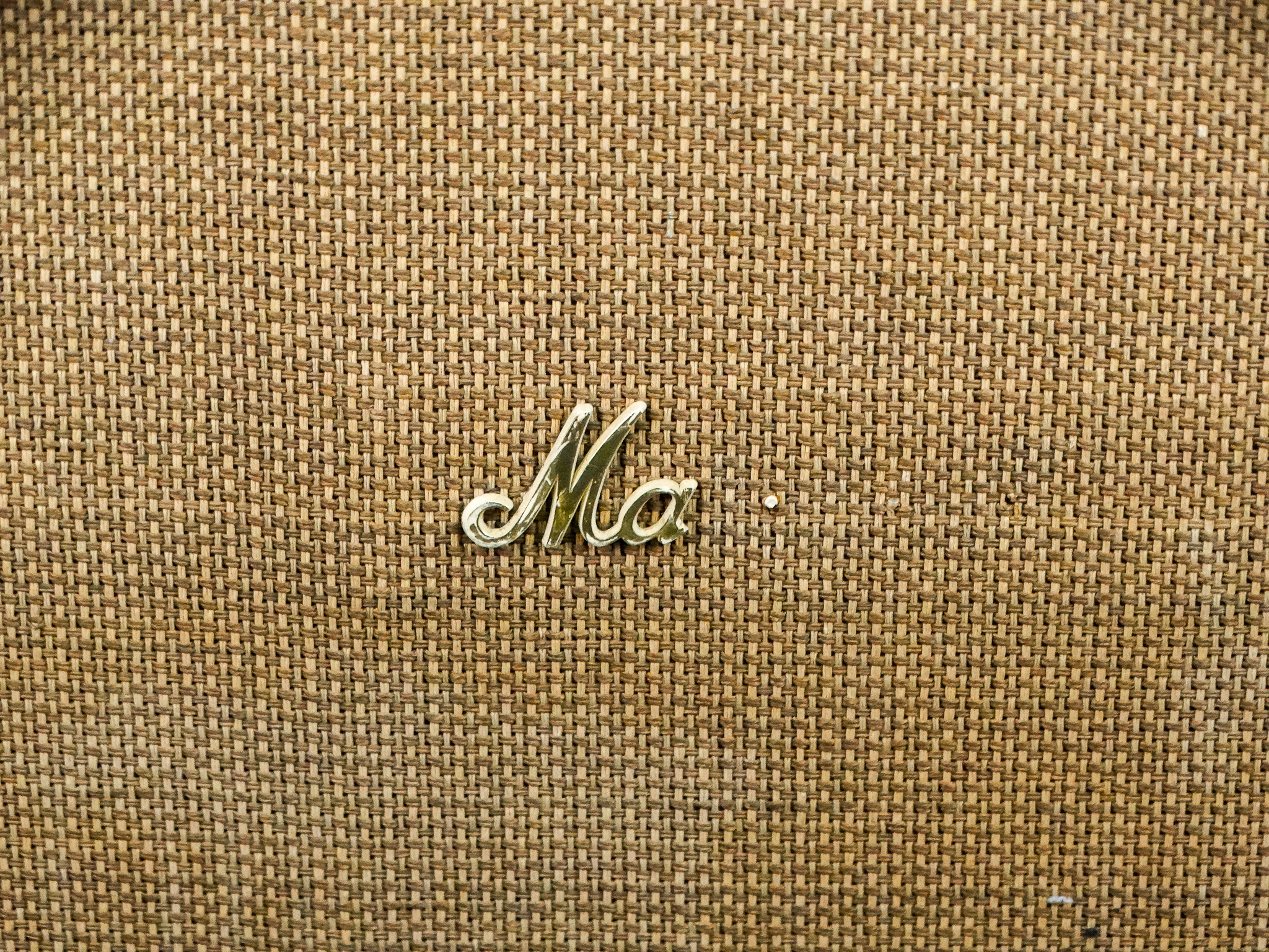 A Marshall basket weave amplifier speaker cabinet - circa 1969, fitted with Celestion green back - Bild 2 aus 7