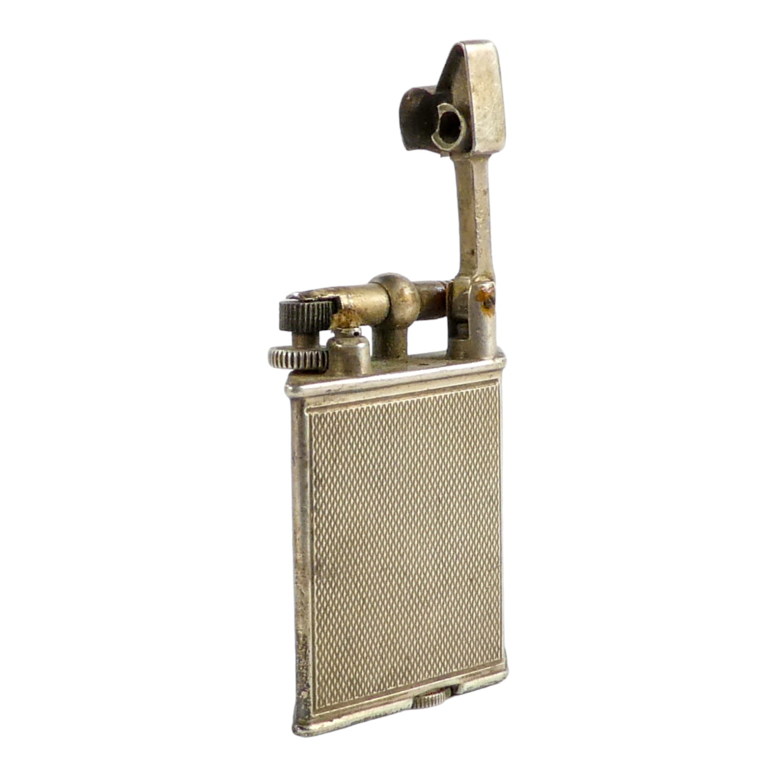 An Art Deco style Parker Beacon silver cigarette lighter - London 1936, Parker Pipe Co, rhombus - Image 13 of 15