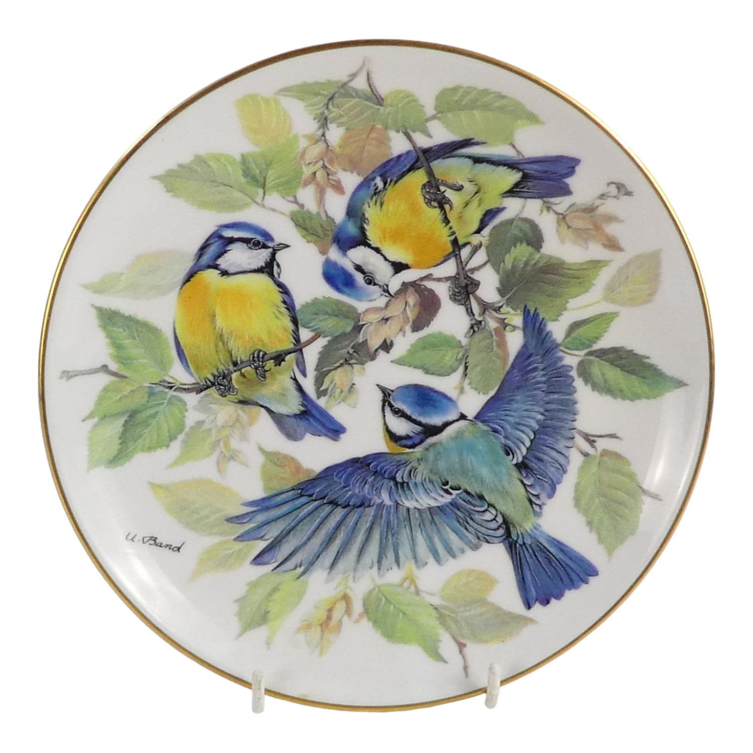 A Royal Worcester 'Heritage' plate - Scale Blue, diameter 21cm, boxed, together with two Bradford - Image 8 of 8